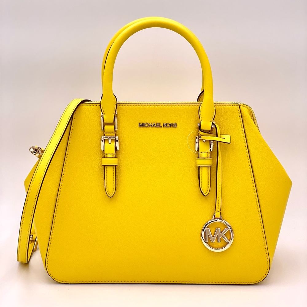 Michael Kors Large Charlotte Satchel Citrus
